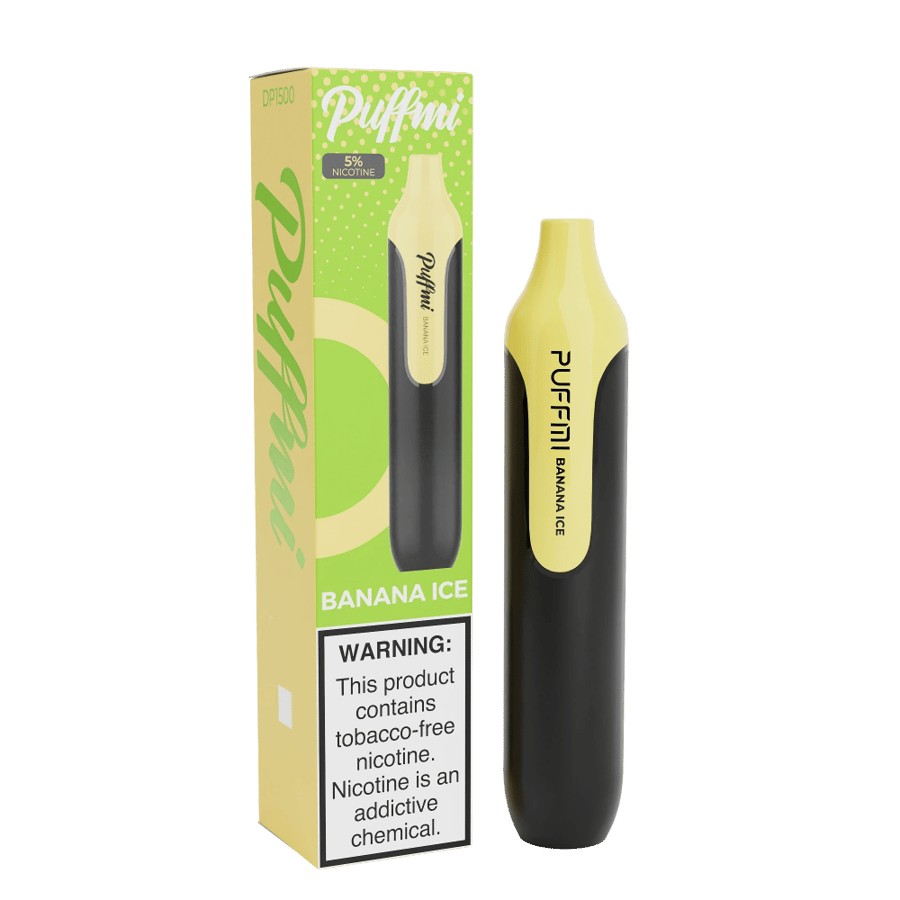 سحبة بف مي نكهة موز بارد - PUFFMI BANANA ICE 1500 PUFFS