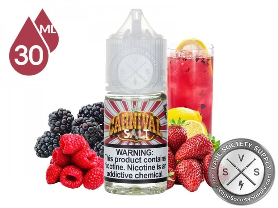 نكهة كارنفال توت ليمون سولت نيكوتين - Carnival  Berry Lemonade - Salt Nicotine