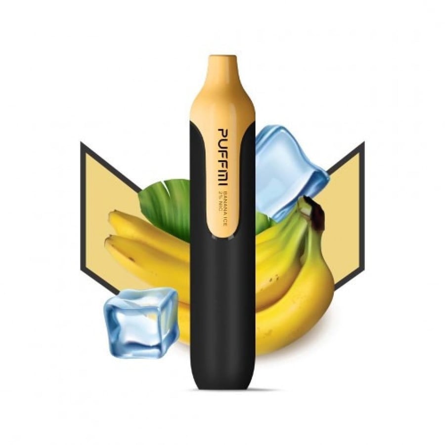 سحبة بف مي نكهة موز بارد - PUFFMI BANANA ICE 1500 PUFFS