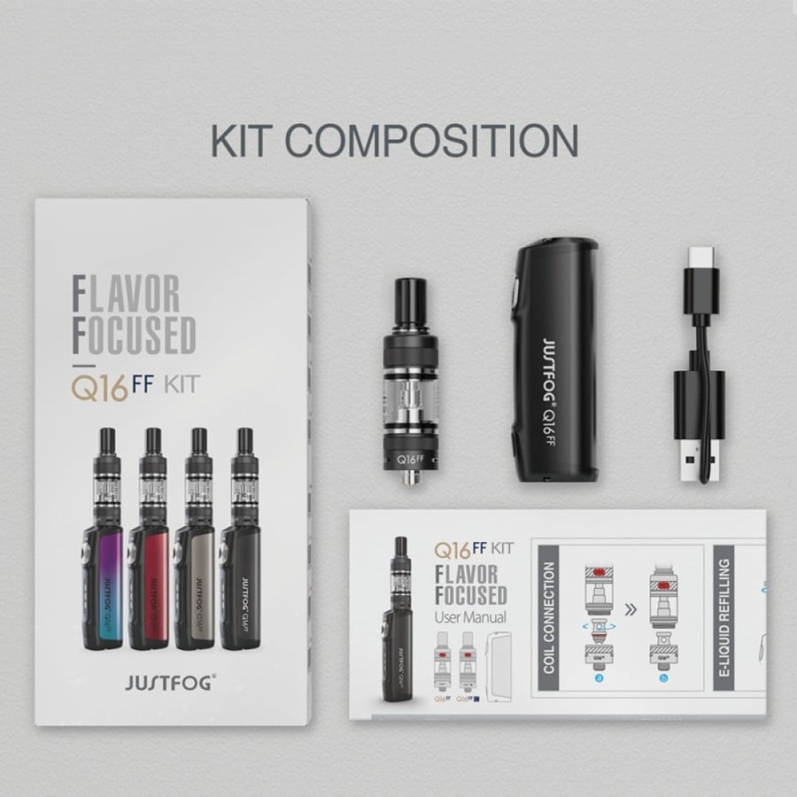 سحبة جست فوغ كيو 16 اف اف  - Justfog Q16 FF Starter Kit