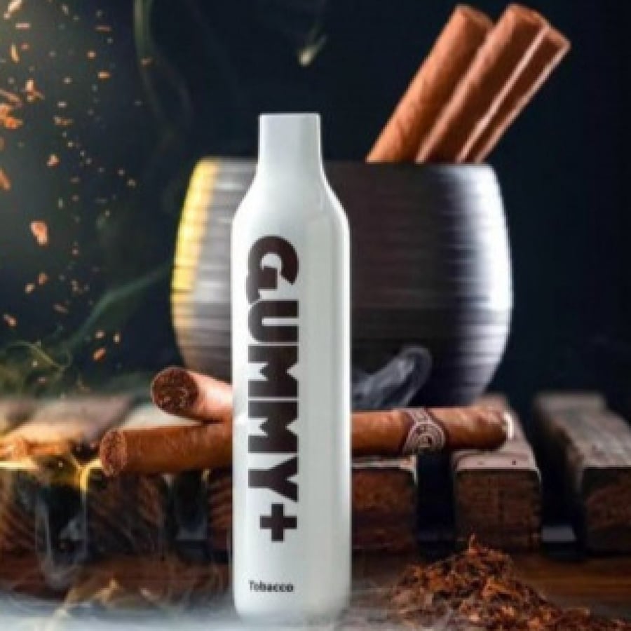 سحبة قمي بلس توباكو 2200 موشة - Gummy Plus Tobacco Disposable 2200 Puff