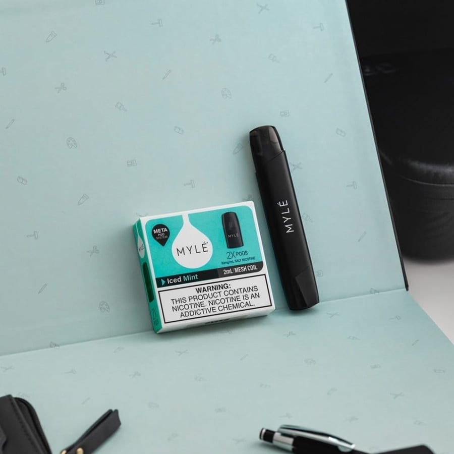 بودات مايلي ميتا بود الاصدار الخامس نعناع بارد Myle Meta Pods V5 Iced Mint