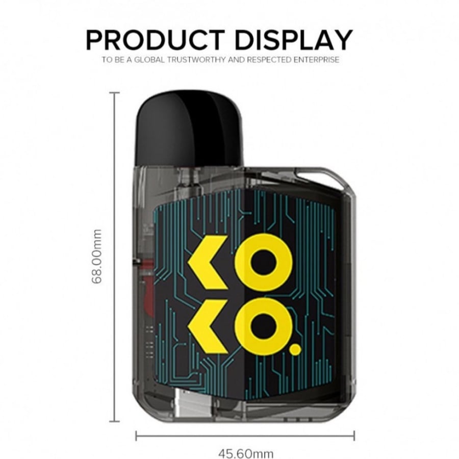 سحبة سيجارة كاليبرن كوكو برايم شفاف الاصدار الجديد- UWELL Caliburn KOKO PRIME (VISION) Pod Kit 690mAh