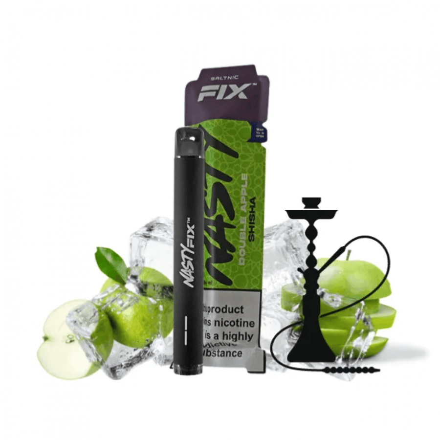 سحبة ناستي فيكس شيشة تفاحتين - NASTY AIR FIX DOUBLE APPLE SHISHA