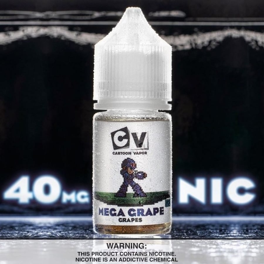 نكهة سي في عنب و كشمش أحمر ايس سولت نيكوتين - CV MEGA GRAPE GRAPES ICE - Salt Nicotine