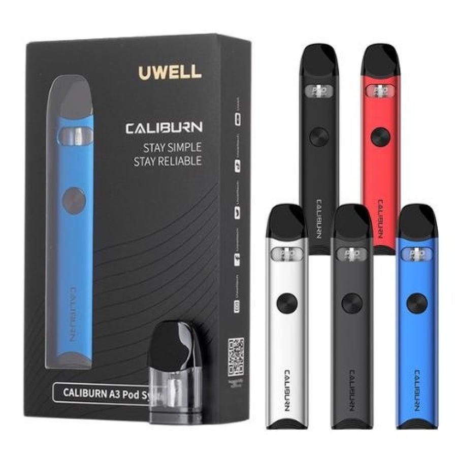 سحبة سيجارة كاليبرن A3 الجديدة - UWELL CALIBURN A3 POD SYSTEM