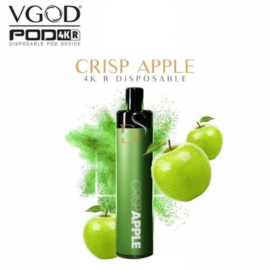 سحبة فيقود 4k تفاح 4000 موشة VGOD POD 4K Disposable CRISP APPLE 4000 PUFFS