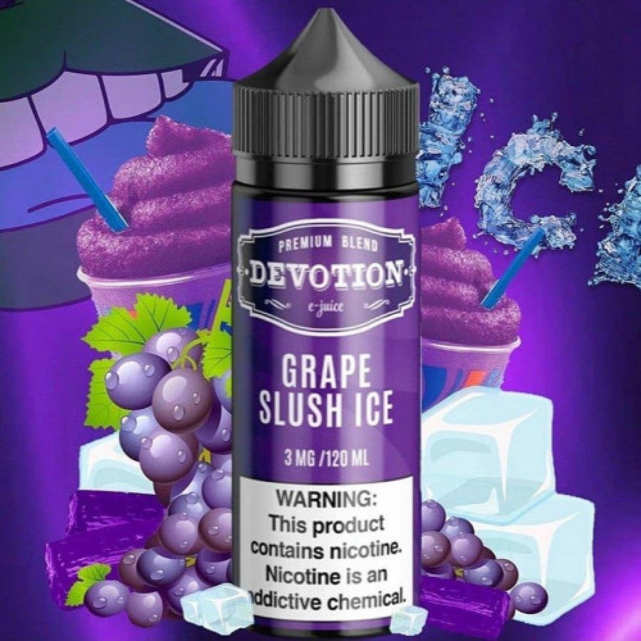 عنب سلاش ايس Grape Slush Ice by Devotion e-Juice - 120 ML