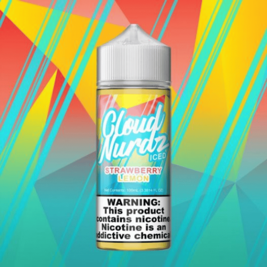 نكهة كلاودنردز فراولة ليمون ايس - CLOUD NURDZ STRAWBERRY LEMON ICED - 100ML