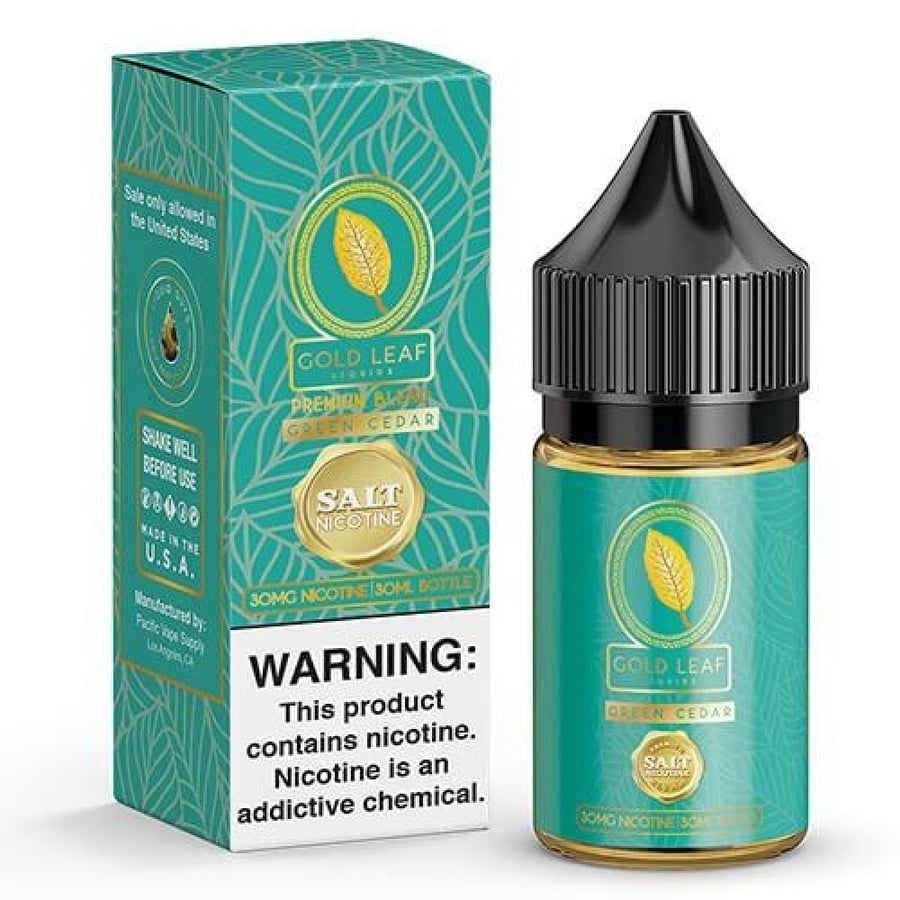 GOLD LEAF GREEN CEDAR - Salt Nicotine