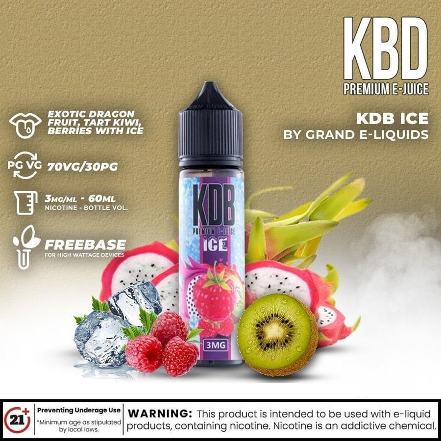 نكهة كي دي بي مكس الفواكه المشكلة ايس - KDB MIX FRUIT ICE - 60ML
