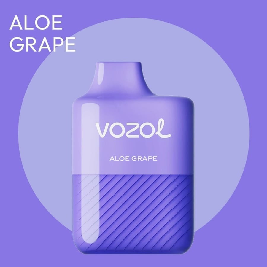 سحبة فوزول الين 5000 موشة عنب VOZOL ALIEN DISPOSABLE 5000 PUFF ALOE GRAPE