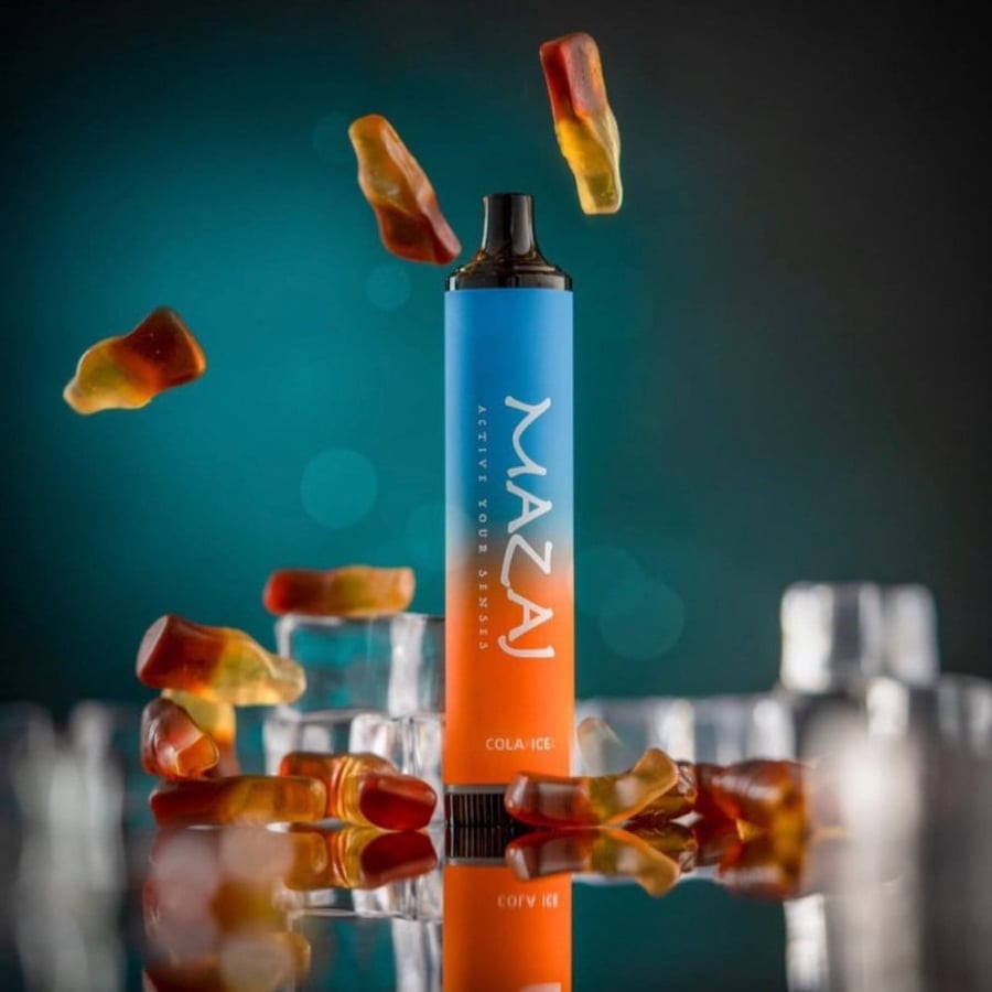 سحبة مزاج ديموند كولا ايس 5000 موشة - MAZAJ Diamond Cola Ice 5000 puffs