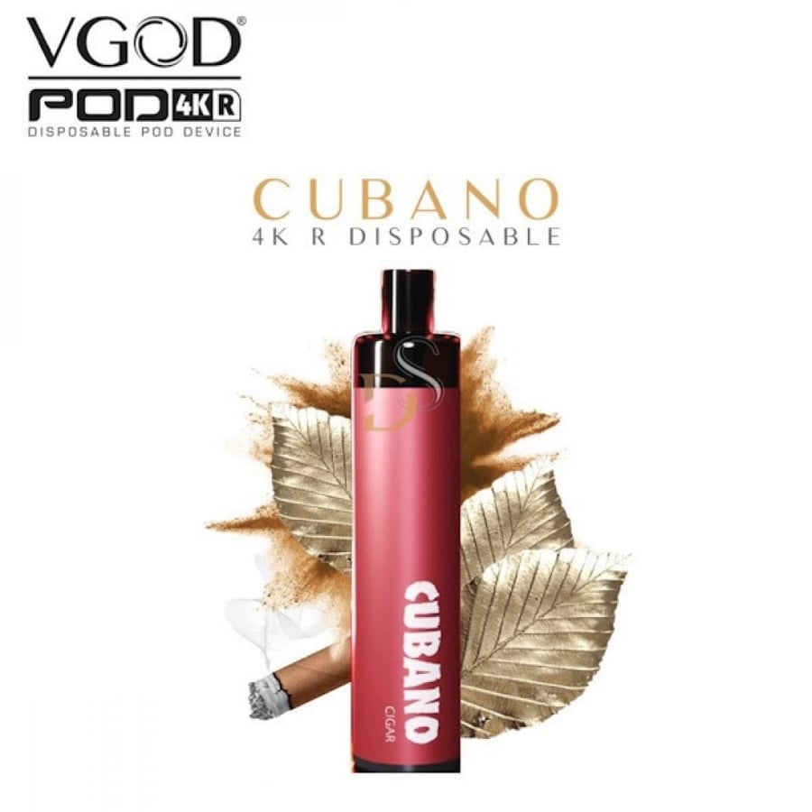 سحبة فيقود 4k كوبانو 4000 موشة VGOD POD 4K Disposable CUBANO 4000 PUFFS