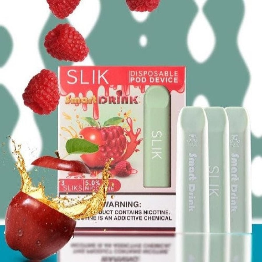 سحبة سليك سمارت تفاح توت -  SLIK SMART DRINK Apple Blueberry - pack of 3