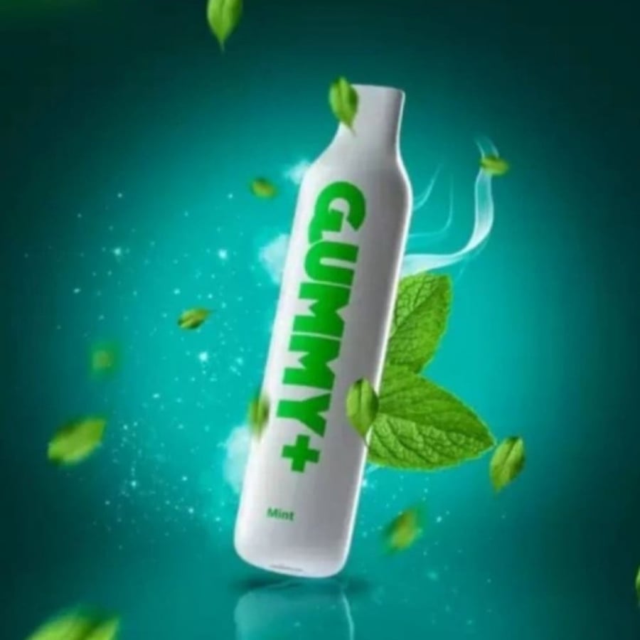 سحبة قمي بلس نعناع 2200 موشة - Gummy Plus Mint Disposable 2200 Puff