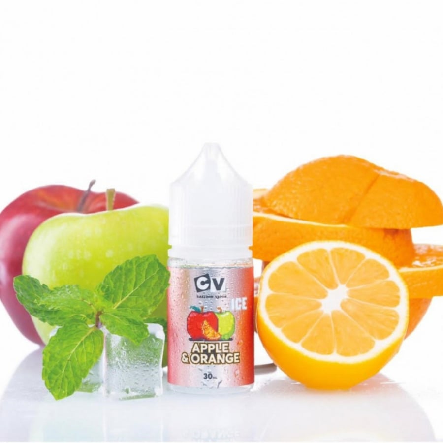 نكهة سي في تفاح برتقال آيس سولت نيكوتين - CV APPLE ORANGE ICE - Salt Nicotine