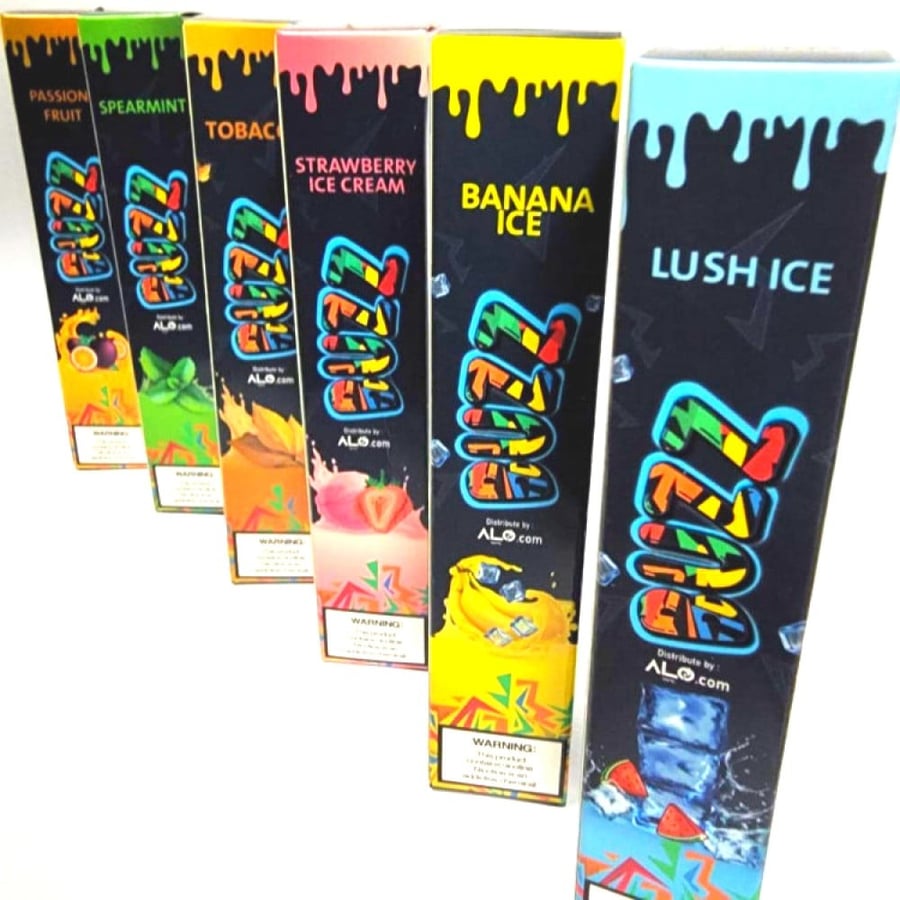 سحبة سيجارة بوز 800 موشة 20 نيكوتين نكهات مختلفة Buzz disposable 800 Puff