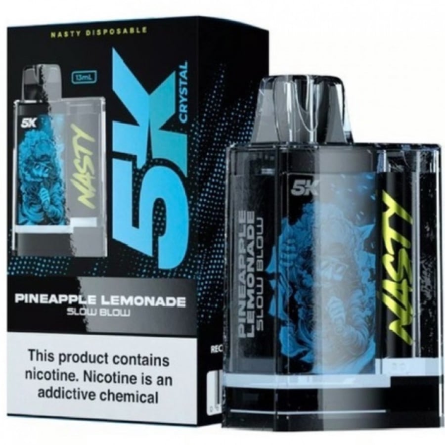 سحبة ناستي كريستال 5K اناناس ليمون 5000 موشة - NASTY CRYSTAL 5K PINEAPPLE LEMONADE 5000 PUFFS