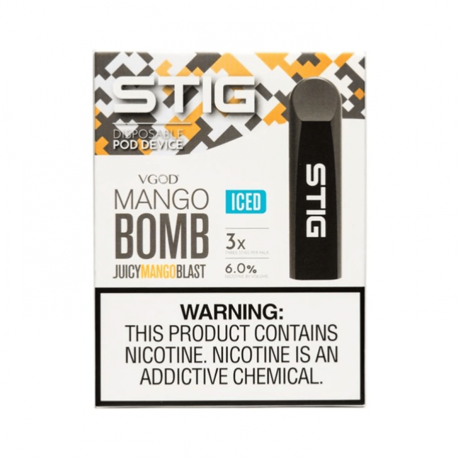 ستيج مانجو بومب آيس - VGOD STIG Mango Bomb Ice 3-Pack