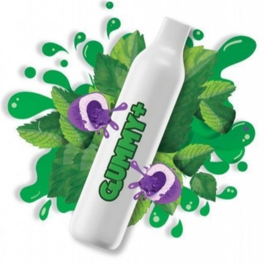 سحبة قمي بلس نعناع 2200 موشة - Gummy Plus Mint Disposable 2200 Puff