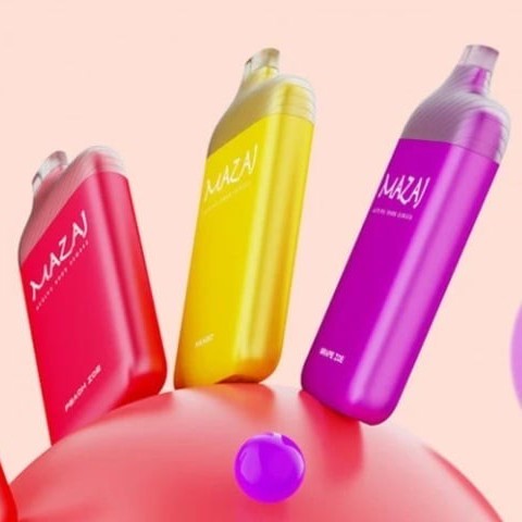 سحبة سيجارة مزاج سليم 5500 موشة عنب ايس Mazaj Slim 5500 Puffs Grape Ice