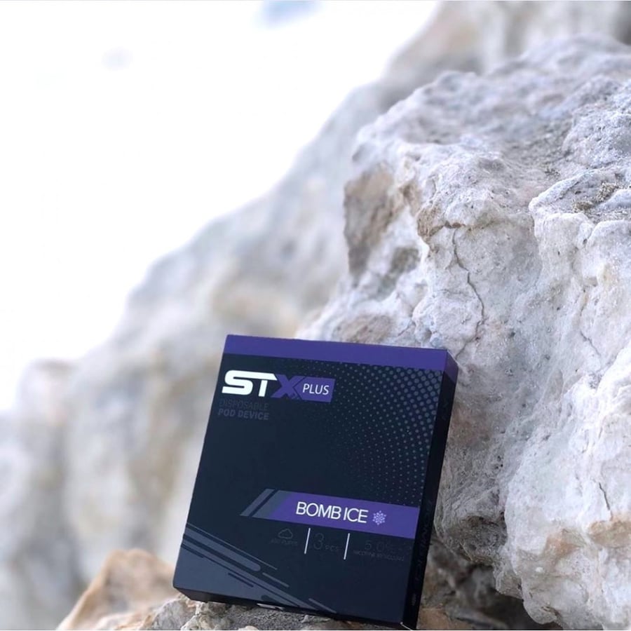سحبة سيجارة ستيكس  بومب أيس - STX PLUS BOMB ICE