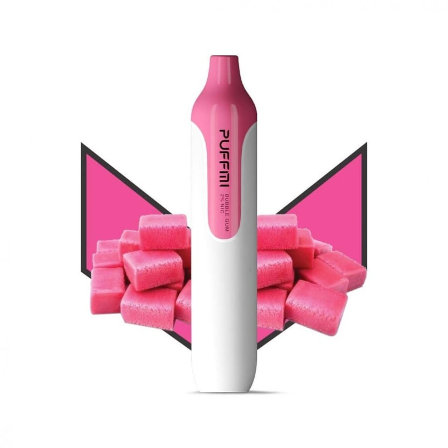 سحبة بف مي نكهة علكة فراولة - PUFFMI BUBBLE GUM 1500 PUFFS