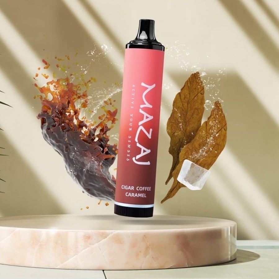 سحبة مزاج 5000 موشة ديمون سيجار كوفي كراميل Mazaj 5000 Cigar Coffee Caramel