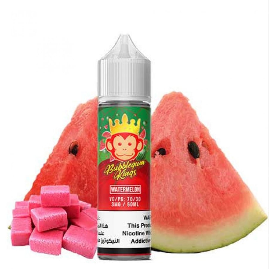 نكهة ببل جم كينج بطيخ من دكتور فيب 60 ملي - BUBBLEGUM KINGS Watermelon - 60ML
