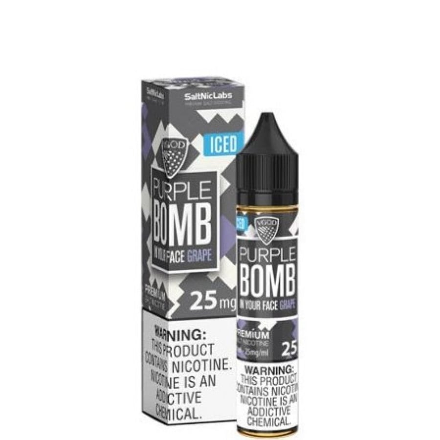 نكهة فيقود بربل بومب ايس سولت نيكوتين - VGOD PURPLE BOMB ICE Salt Nicotine