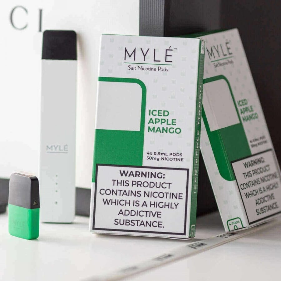 بودات مايلي ماجناتيك تفاح مانجو آيس - MAGNETIC MYLE PODS ICED APPLE MANGO
