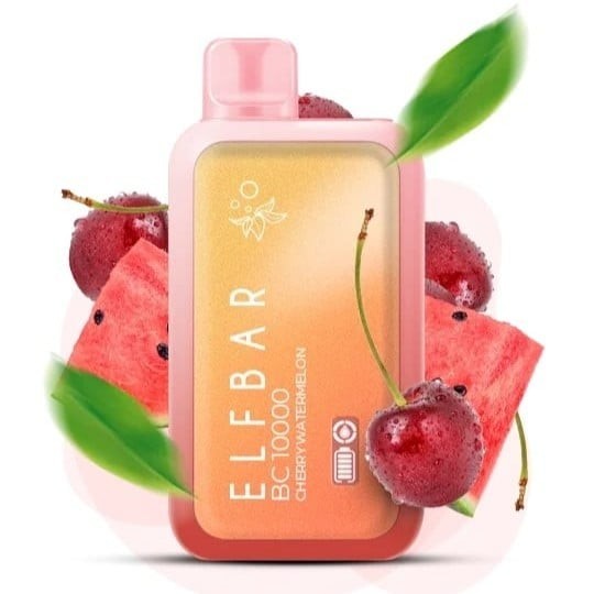 سحبة ايلف بار 10000 موشة بطيخ كرز  ELF BAR BC10000 CHERRY WATERMELON 10K PUFFS