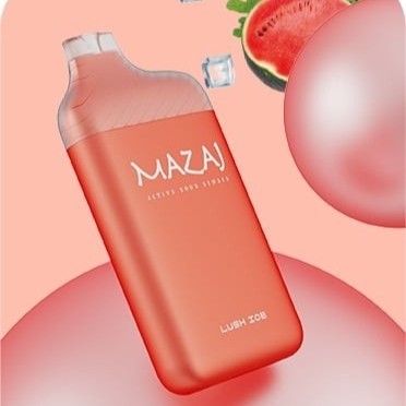 سحبة سيجارة مزاج سليم 5500 موشة لوش ايس Mazaj Slim 5500 Puffs Lush Ice