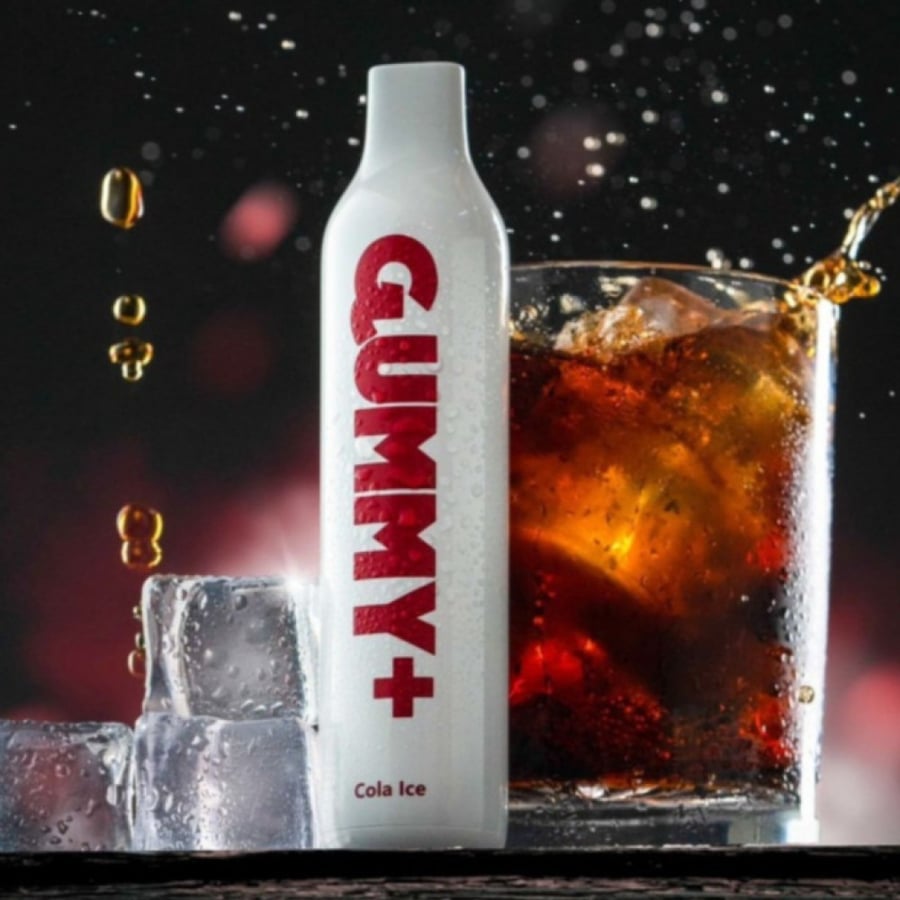 سحبة قمي بلس كولا ايس بارد 2200 موشة - Gummy Plus Cola ICE Disposable 2200 Puff