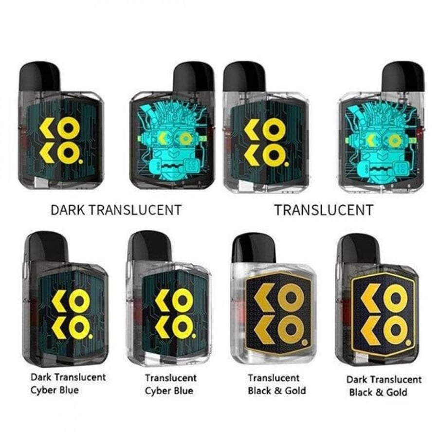 سحبة سيجارة كاليبرن كوكو برايم شفاف الاصدار الجديد- UWELL Caliburn KOKO PRIME (VISION) Pod Kit 690mAh