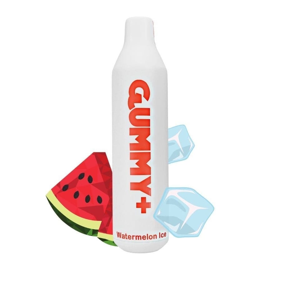 سحبة قمي بلس بطيخ بارد 2200 موشة - Gummy Plus Watermelon ICE Disposable 2200 Puff