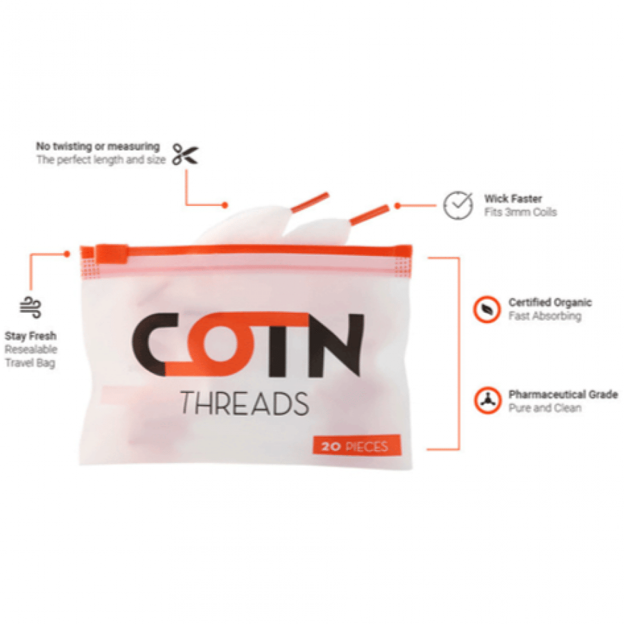 قطن شيشة ثريد - COTN THREADS COTTON