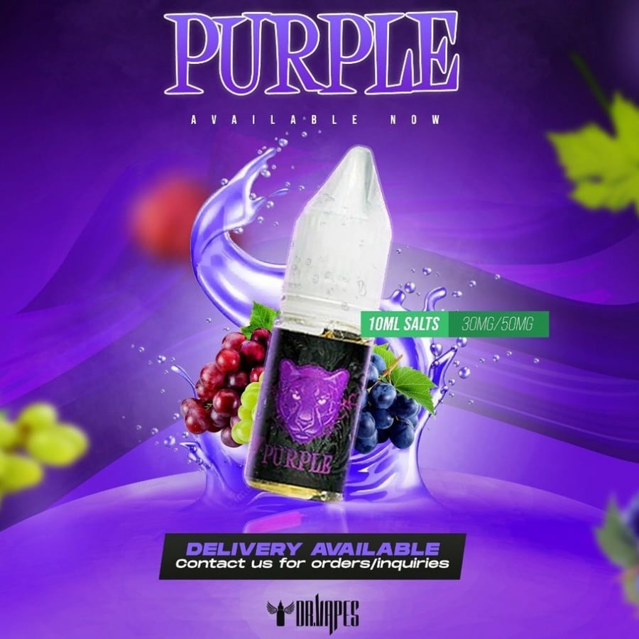 Pink Panther PURPLE - Salt Nicotine -10ML