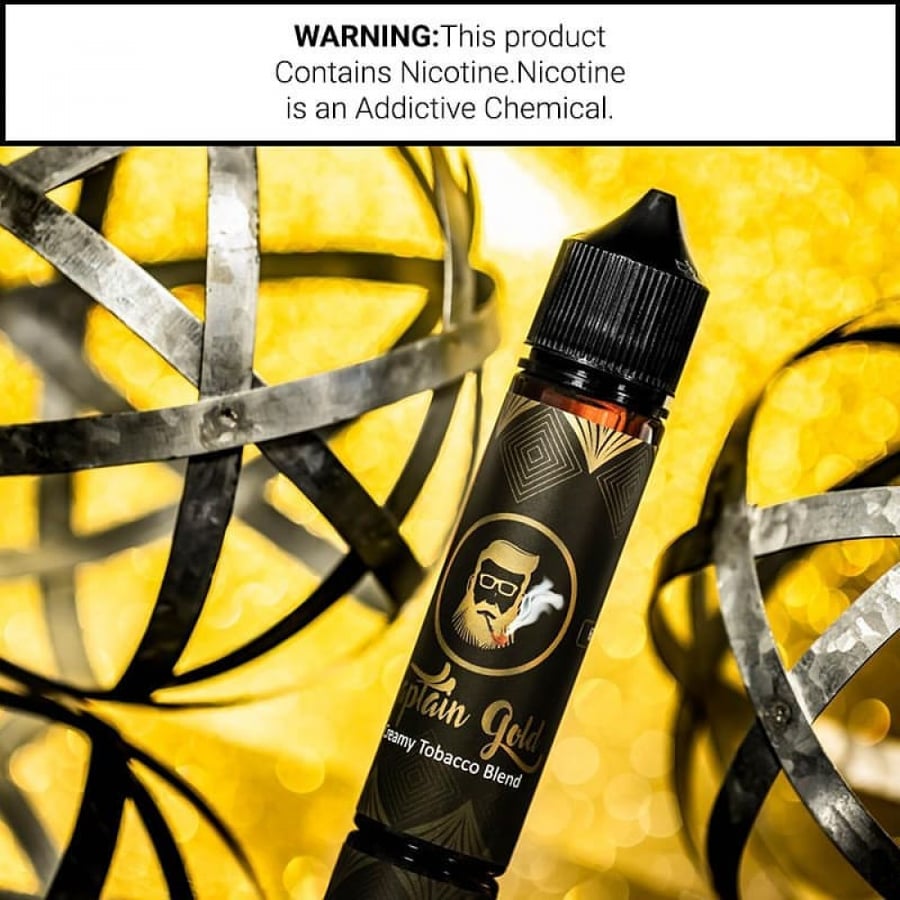 نكهة كابتن قولد كريمي توباكو بليند - Captain Gold Creamy Tobacco Blend