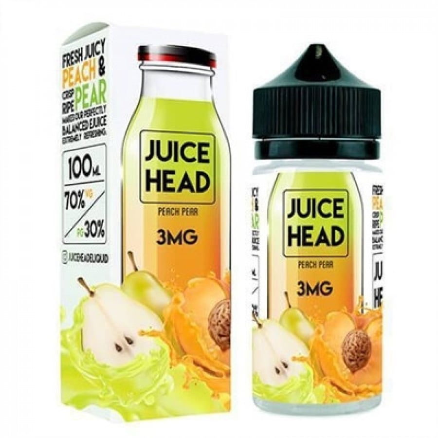 JUICE HEAD PEACH PEAR - 100ML