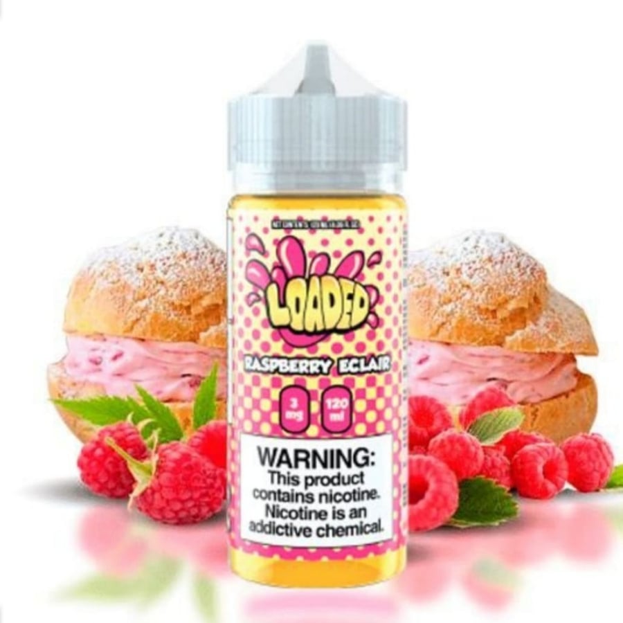 نكهة لوديد كيكة التوت و الكريمة - LOADED RASPBERRY ECLAIR 120ML