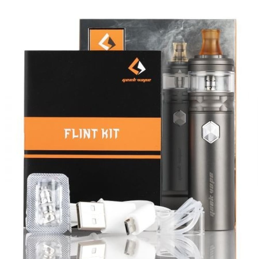 شيشة الكترونية قلم فلاينت من جيك فيب - GEEK VAPE FLINT ALL IN ONE MTL KIT