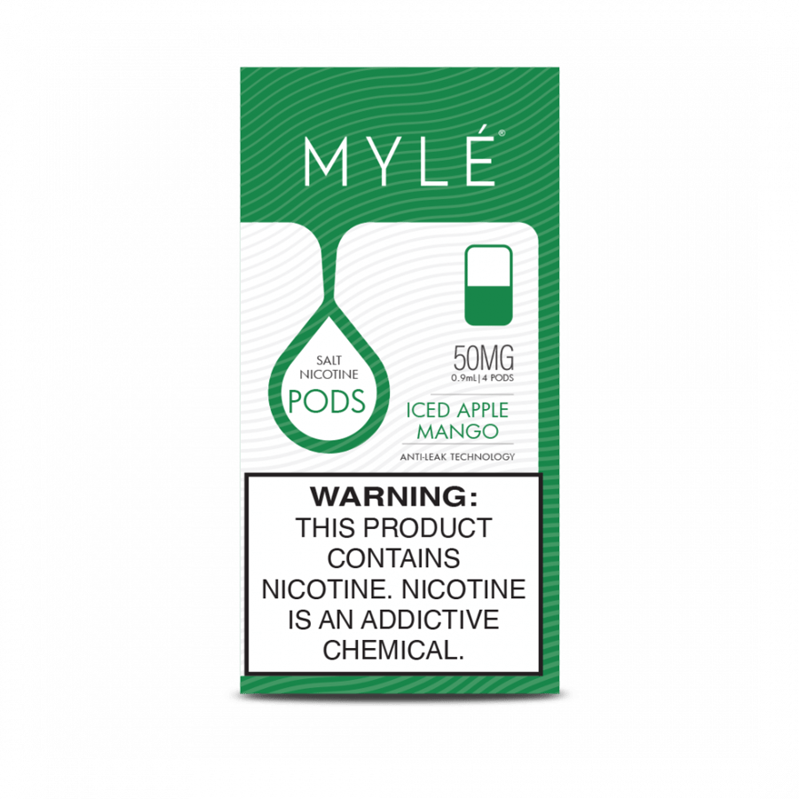 بودات مايلي ماجناتيك تفاح مانجو آيس ( الاصدار الرابع ) - MAGNETIC MYLE PODS ICED APPLE MANGO - V4
