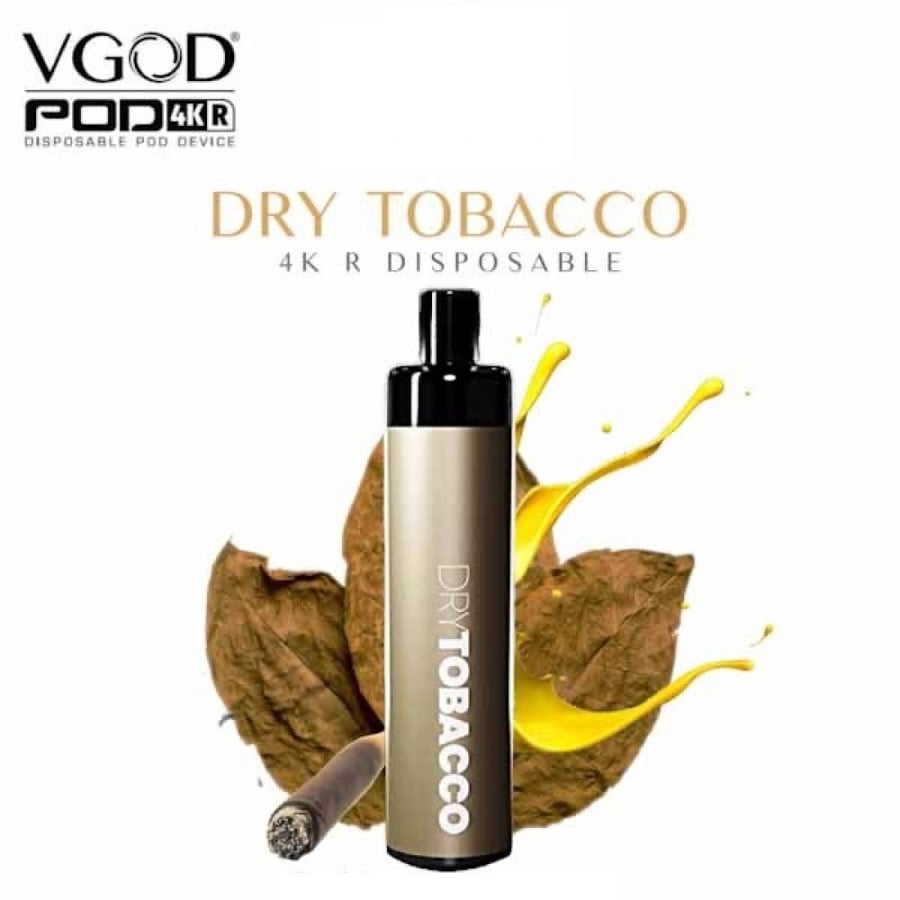سحبة فيقود 4k دراي توباكو 4000 موشة VGOD POD 4K Disposable DRY TOBACCO 4000 PUFFS