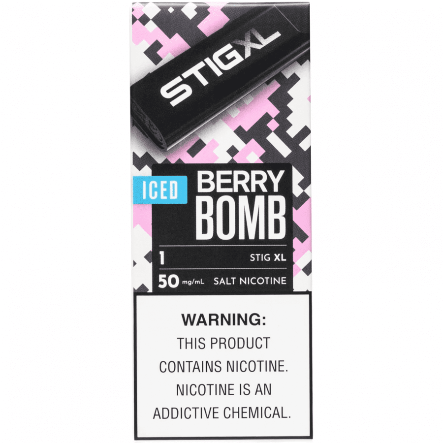 سحبة جاهزة ستيج XL فراولة بارد بومب من فيقود 800 موشة VGOD STIG XL Berry Bomb ICED