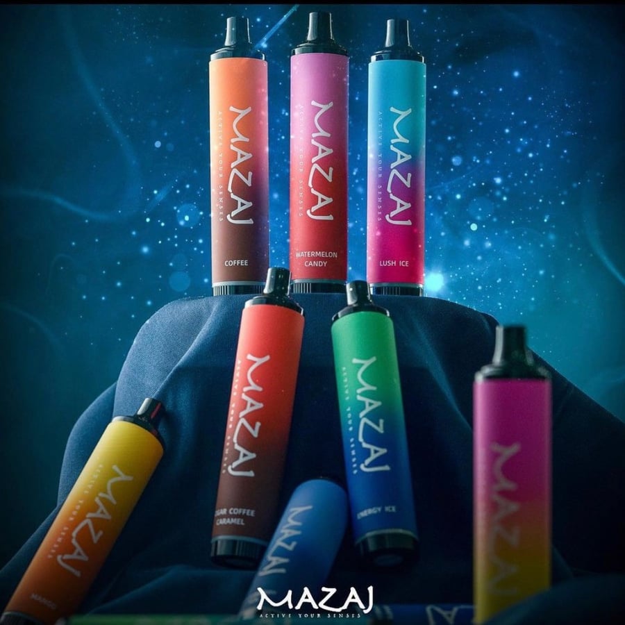 سحبة مزاج ديموند صاروخ ايسكريم 5000 موشة - MAZAJ Diamond Rocket Lolly Ice 5000 puffs