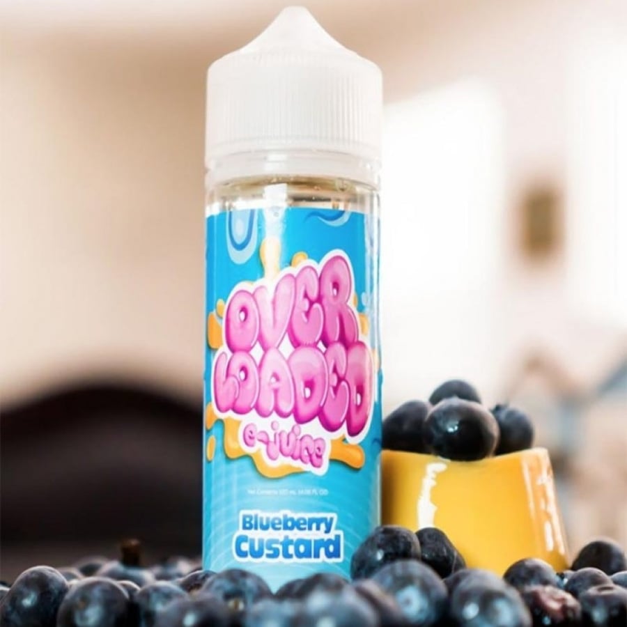اوفر لوديد بلوبيري كاسترد - OVER LOADED BLUEBERRY CUSTARD E-JUICE 120ML