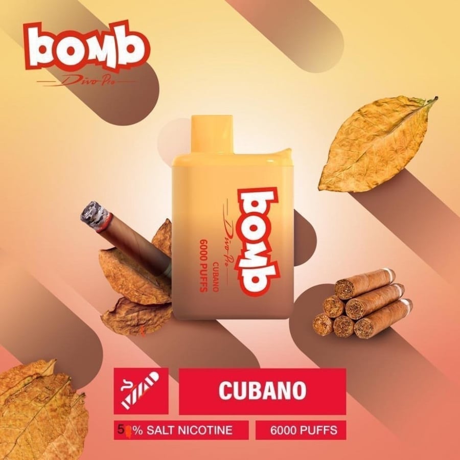 سحبة بومب 6000 موشة كوبانو BOMB 6000 PUFF CUBANO