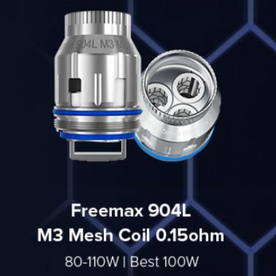 كويلات فري ماكس ام 3 ميش كويل - FreeMax M3 0.15 ohm 904L Replacement Coils